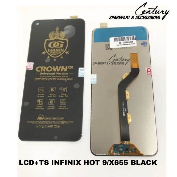 Lcdts Infinix Hot 9x655 Black Lazada Indonesia 5617