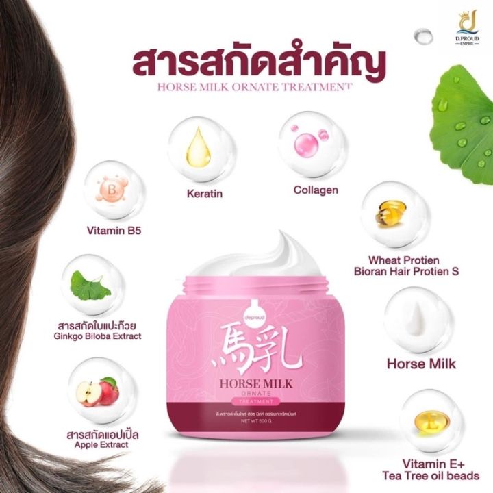 พร้อมส่งสูตรใหม่-ทรีทเม้นท์นมม้าตัวดัง-horsemilk-ของแท้ปริมาณ-500-ml