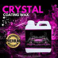 น้ำยาเคลือบเงาสีรถคริสตัล (ปริมาณ 1,000 ML.) Merci Crystal Coating Wax (แถมฟรี ผ้าไมโครไฟเบอร์และขวดฟ๊อกกี้)