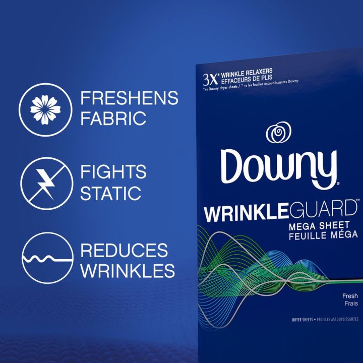 Downy WrinkleGuard Wrinkle Releaser Fabric Spray, Fresh, 9.7 oz