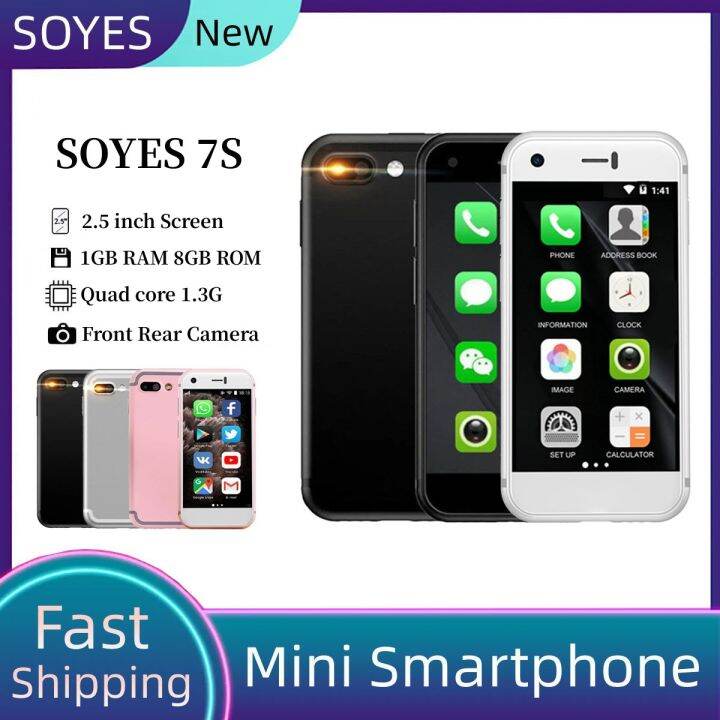 New SOYES 7S Quad Core Mini Smart Cellphone GB RAM 8GB ROM 2.5Inch High ...