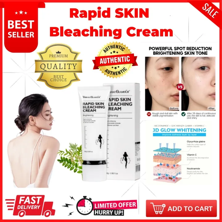 😍 100 Original and Authentic Vibrant Glamour Rapid Skin Bleaching