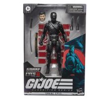 HASBRO G.I JOE SNAKE EYES CLASSIFIES SERIES SNAKE EYES ACTION FIGURE โมเดลรถ ของเล่น ของสะสม หุ้นยนต์ ตุ๊กตา สำหรับเด็ก โมเดลนักฟุตบอล Figure ฟิกเกอร์