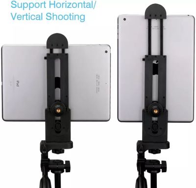 Tablet iPad Holder Mount Clip 5 -12" ที่ยึดมือถือ แท็บเล็ท ไอแพด เข้ากับไม้เซลฟี่ ขาตั้งกล้อง และอุปกรณ์ต่างๆ