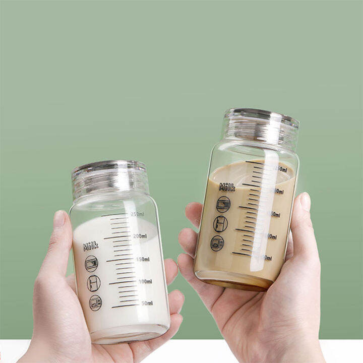 Breastmilk Bottle Breast Milk Preservation Bottle Glass Adults' Costume