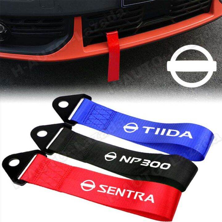 High Strength Car Bumper Towing Strap Belt For Nissan Almera Frontier Grand Livina Sunny Navara