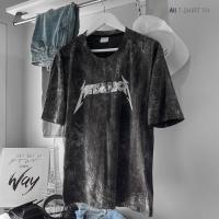 เสื้อวินเทจยุค90??ลายMETALLICAผ้าฟอกดำ100% ใส่สบาย