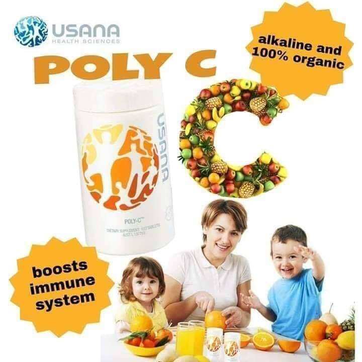 {Poly C}Vitamin C Usana Poly C 112Tablets*Exp 2024 | Lazada