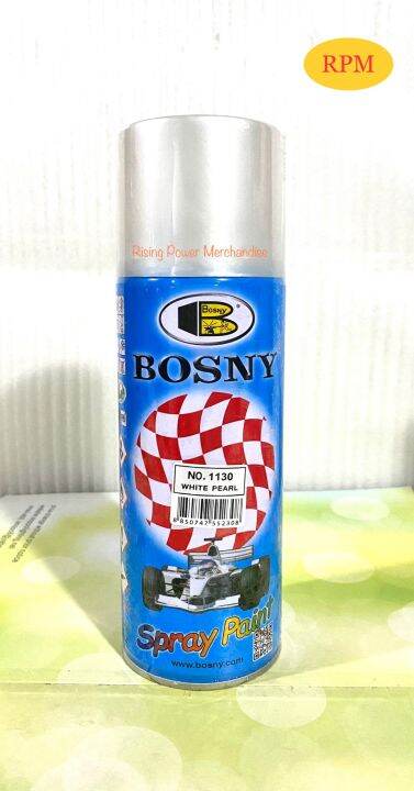 Bosny Spray Paint Metallic Finish White Pearl No Lazada Ph