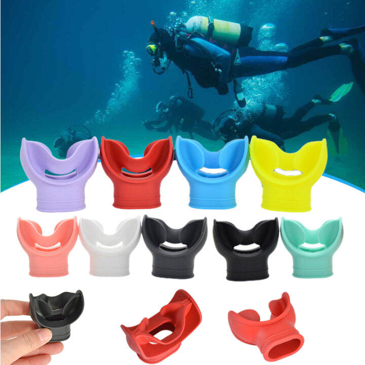 Scuba Diving Snorkel Regulator Mouthpiece Cover Octopus Holder Retainer ...