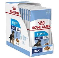 New✅ [140gx10ซอง] Royal Canin Dog Maxi Puppy อาหารเปียกสำหรับลูก