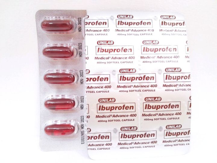 (Ibuprofen) Medicol Advance 400mg 20s Lazada PH