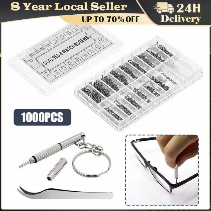 Eyeglasses Sunglasses Repair Kit Tool Glasses Screwdriver Screws Sets