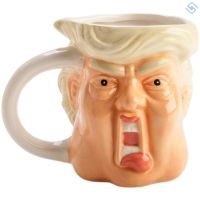 Donald trump3d MUG แก้วมัคสร้างสรรค์ลายตลกแก้วกาแฟเซรามิกสำหรับใช้ในบ้านแก้วน้ำสามมิติ3D