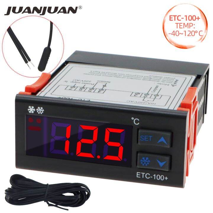 ETC-100+ Thermoregulator Temperature Controller Heating Temp humidity ...