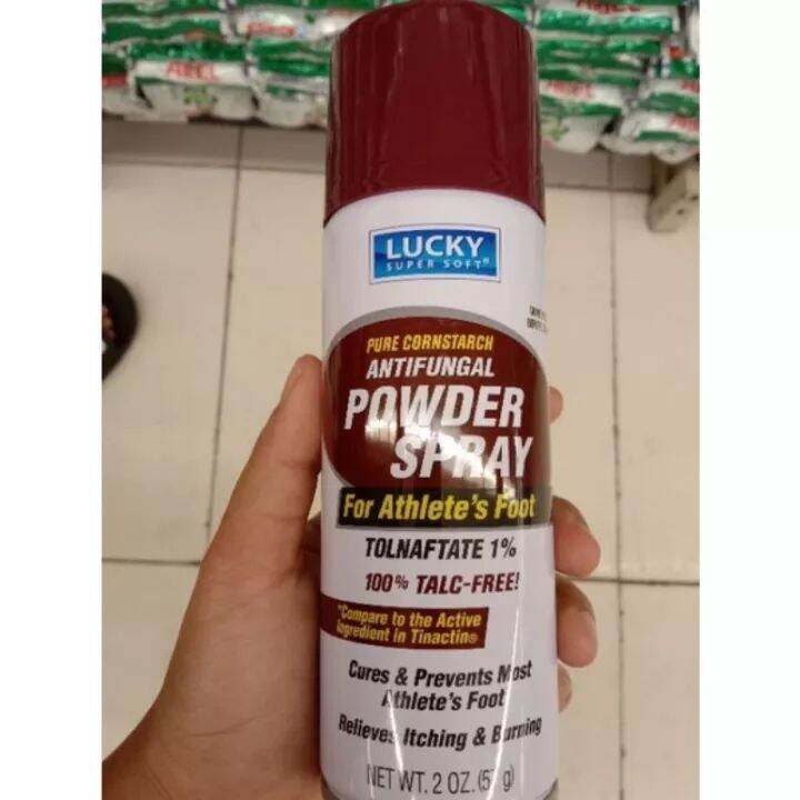 Lucky Pure Cornstarch Foot Anti Fungal Spray Lazada PH