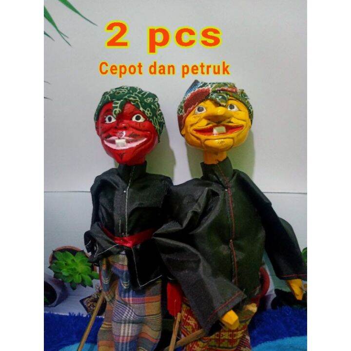 Wayang Golek Cepot Dan Petruk Isi 2 | Lazada Indonesia