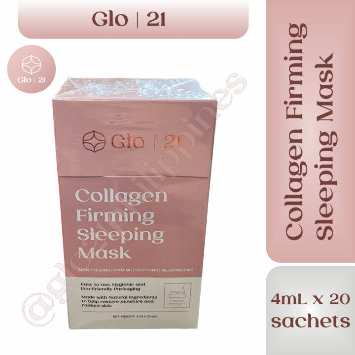 GLO 21 Collagen Firming sleeping mask With Freebies Lazada PH