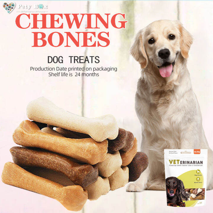 [Pety Box] Dog dental Chew Bone 85g Dog Snack Dog Chew Toys Molar ...