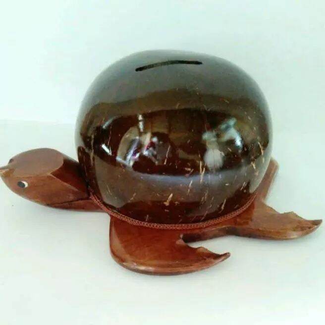 celengan batok kelapa unik | Lazada Indonesia