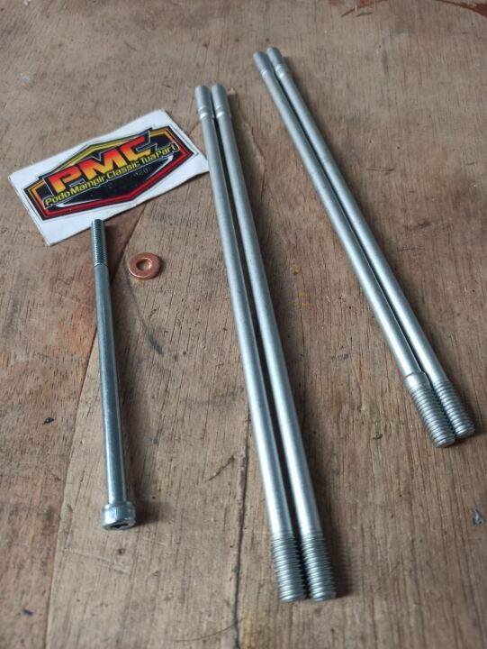 Baut Sunduk Tusuk Sate Ancer Blok Mesin Tiger Tirev Set Baut L Import