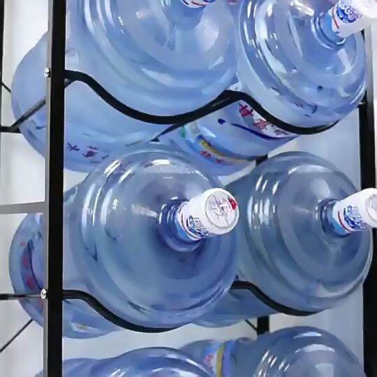 Heavy Duty Water Gallon Stand Space Saver Bucket Rack Gallon Organizer ...