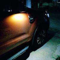 Ford Ranger T6/Everestไฟใต้กระจก(สีขาว/สีฟ้า)(1คู่) ส่งทันที