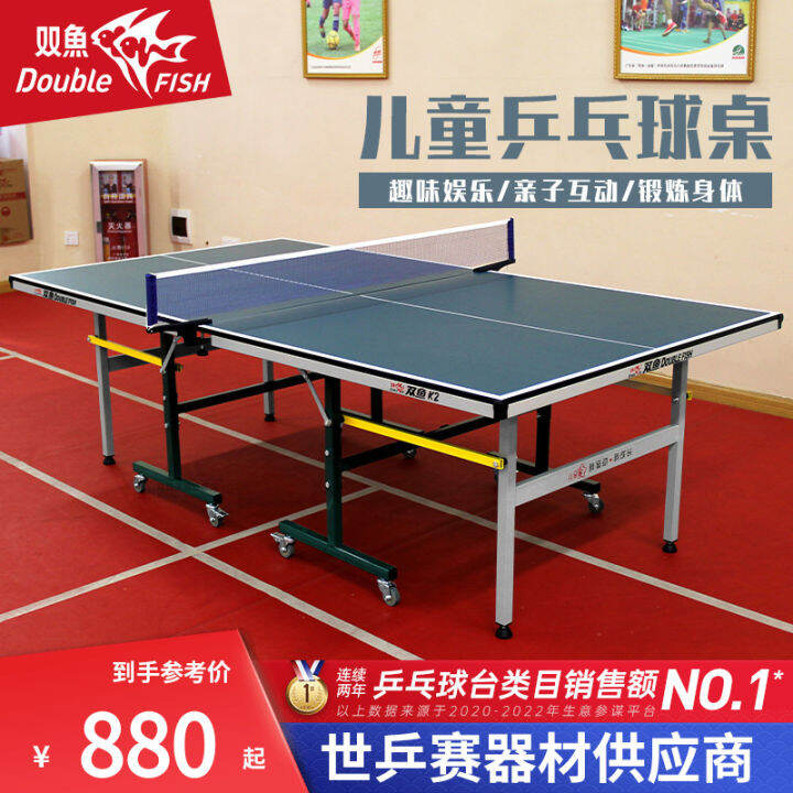 Double Fish Small Table Tennis Table Home Indoor Children's Mini Table