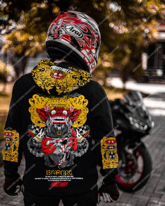 Jaket Hoodie Prostreet Barong Culture Pride Pria Wanita / Jaket Hoodie  Sunmori Riders / Jaket Cowok Terbaru 2022 / Sweater Hoodie Motif Jepang / Hoodie  Prostreet White Devil Guardian Venom Terbaru | Lazada Indonesia