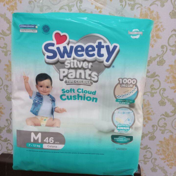 Sweety silver pants M46 Lazada Indonesia