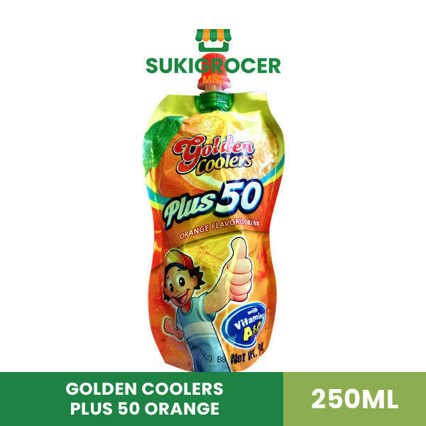Golden Coolers Plus 50 Orange Juice 250ML Lazada PH