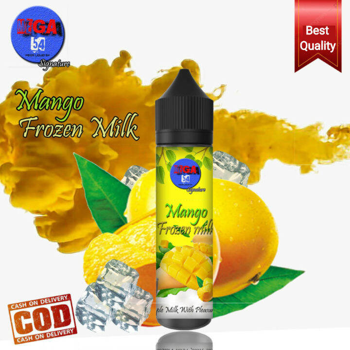 Liquids 60ml Ice Dingin Likuid Mango Frozen Enak Dan Wangi Murah Promo Bisa Cod Non Nik Freebase