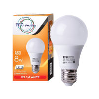 TFC หลอด LED 8W E27 WARM WHITE