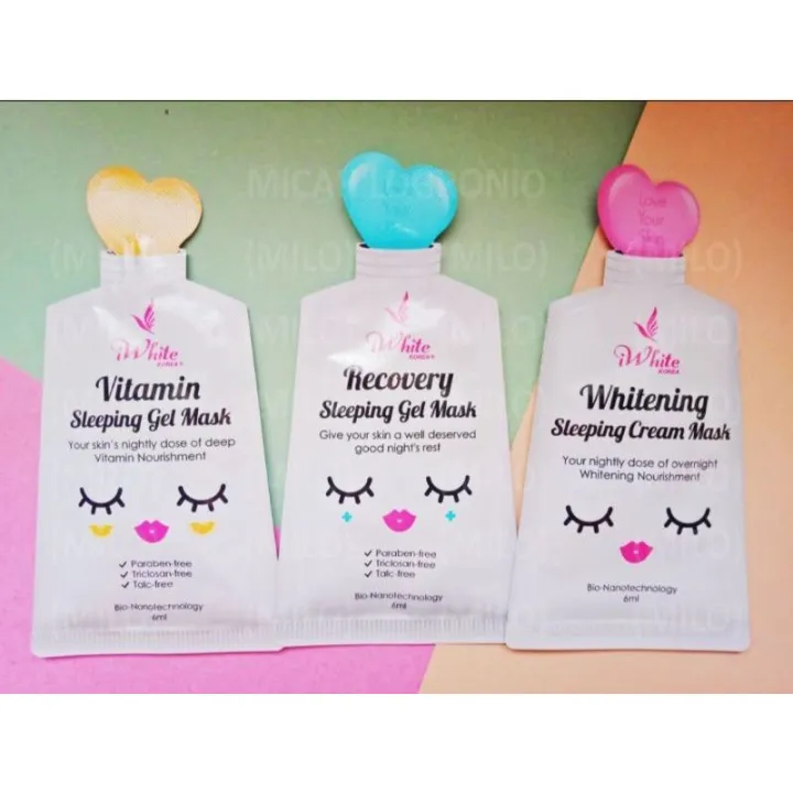 iWhite Korea Sleeping Gel Mask stock may vary Lazada PH