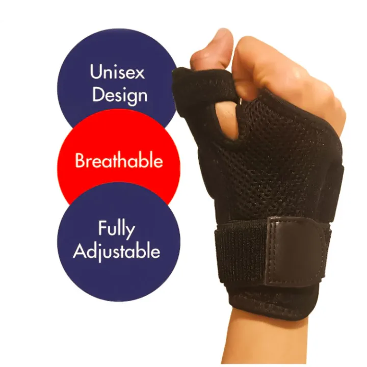 Medical Thumb Brace with Wrist Support Adjustable Splint Thumb and