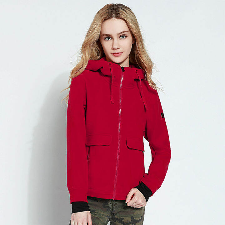 Camel ฤดูใบไม้ร่วงฤดูหนาว Warm Fleece Jacket ผู้หญิงกีฬาขนแกะซิป Jacket | Lazada.co.th