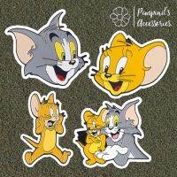 ?? พร้อมส่ง : ?? เข็มกลัดเซ็ทการ์ตูนทอมแอนด์เจอร์รี่ | Tom And Jerry Enamel Brooch Pin Set.