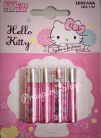 ถ่านอัลคาไลน์ ?Hello Kitty AAA (4ก้อน) ลิขสิทธิ์ถูกต้อง