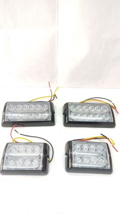 ไฟไซเรน-newไฟฉุกเฉิน-8led-12led-วัตเต็มแสงแรงมากปรับสเต็ปได้-ไฟled-m8-m12-ไฟฉุกเฉินแบบแปะฝัง-12v-24v-ขายเป็นอัน-มีให้กดเลือกรุ่น