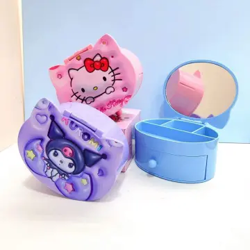 Small Storage Boxes Mini Cute Kawaii Cartoon Tin Metal Box Case