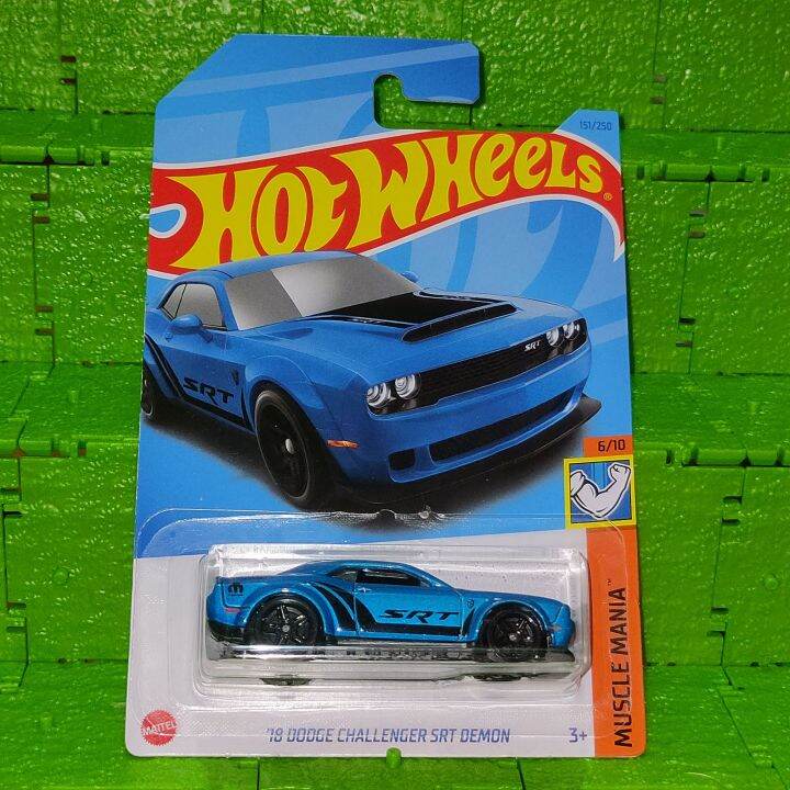 Hot Wheels 18 Dodge Challenger Srt Demon Muscle Mania 1 64 Scale