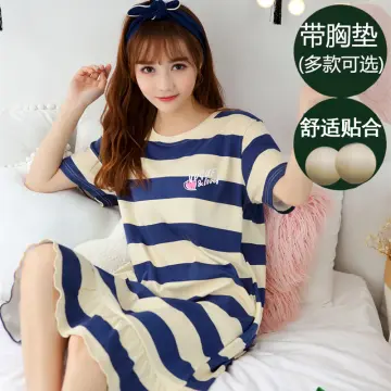 Night Dress For Women With Bra - Best Price in Singapore - Feb