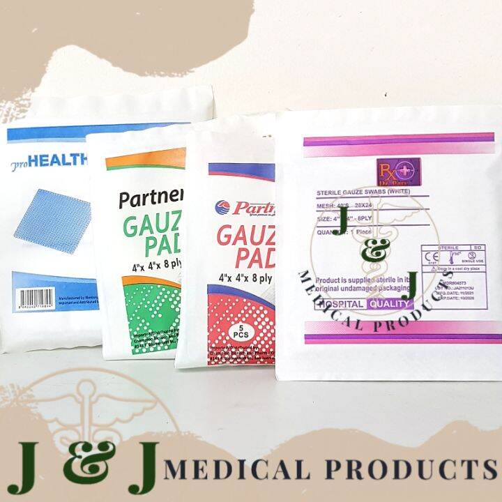 Sterile Gauze Pad Swab 2x2, 3x3, 4x4 Lazada PH