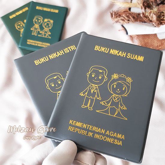 Sampul Buku Nikah Suami Istri ( Harga 1 Pasang ) / Tempat Buku Nikah