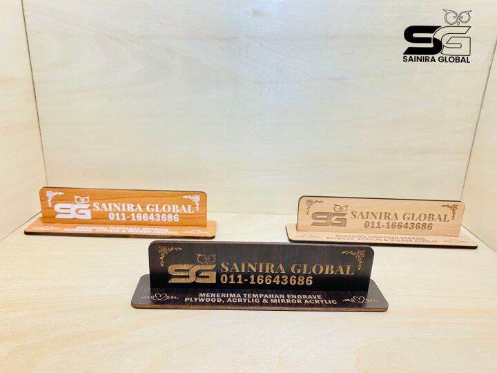 [PREORDER] PREMIUM PERSONALIZE DESK NAME PLATE / STAND TABLE NAME