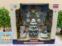 ซิลวาเนียน ตุ๊กตา ?Sylvanian White Christmas set (Santa) ไวท์ คริสมาส แซนต้า แมวเปอร์เซีย มือ1 ไม่มีจำหน่ายในไทย