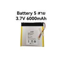 Battery for p80x 8" แบตแท็บเล็ต battery rechargeable replacement 5 สาย 5000mAh