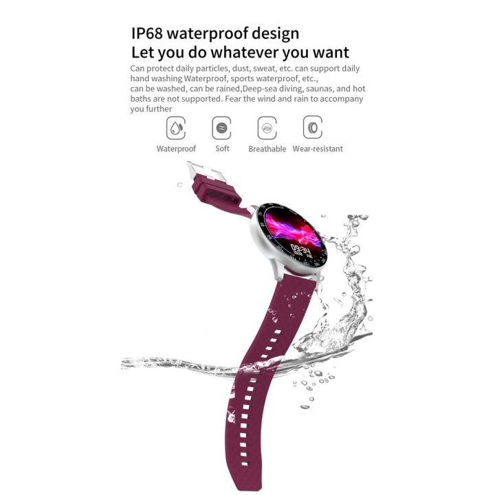สตอกไทย-ส่งไว-skmei-h30-นาฬิกา-smart-watch-ทัชสกรีน-กันน้ำ-เชื่อมบลูทูธ-นับก้าวเดินวัดหัวใจ-และอีกหลาย-function