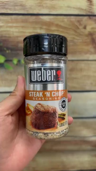 Weber Steak 'N Chop Seasoning, 6 oz 