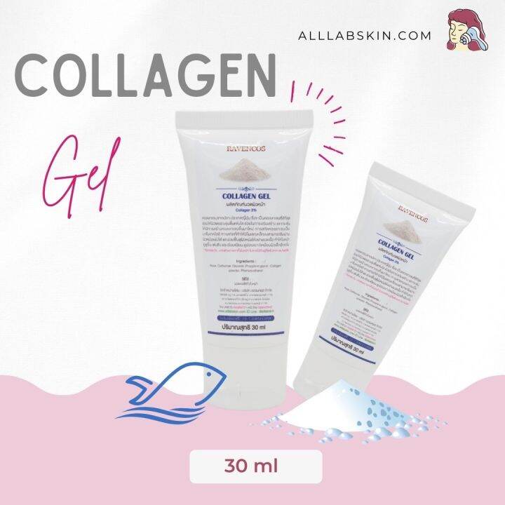 เจลนวดหน้า-ใช้ผลักวิตามิน-ใช้นวดมือได้-ใช้กับเครื่องนวด-collagen-gel-30-ml